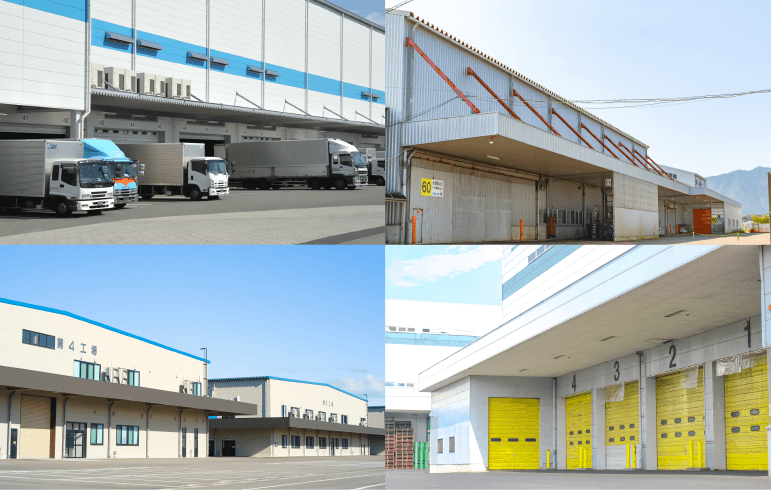 倉庫別の実績・事例